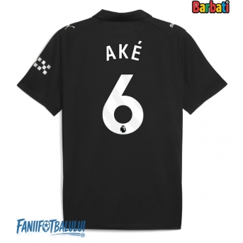 Manchester City Nathan Ake #6 Tricou Fotbal Replică 2025-26 Barbati Deplasare
